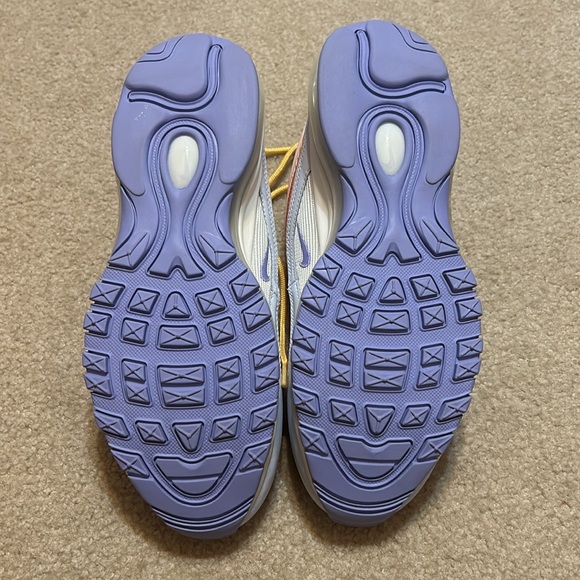 Nike Air Max 97 Football Light Thistle Grey Purple Pink Sneakers 8.5 - Picture 11 of 11